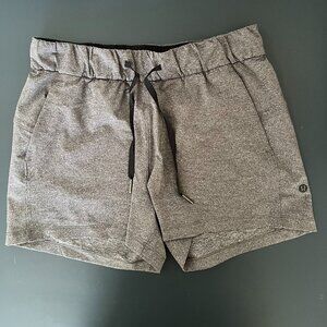 Lululemon Gray On The Fly Shorts | Size 6